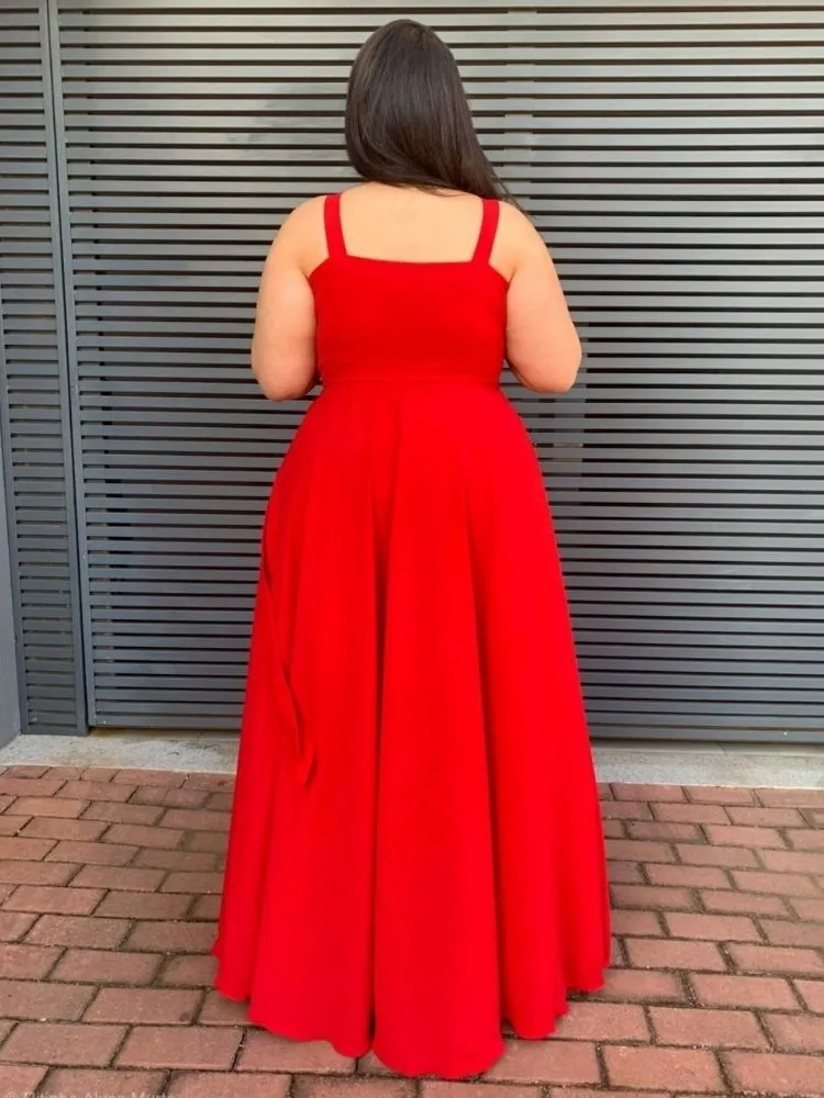 Vestido Madri Pronta Entrega Vermelho
