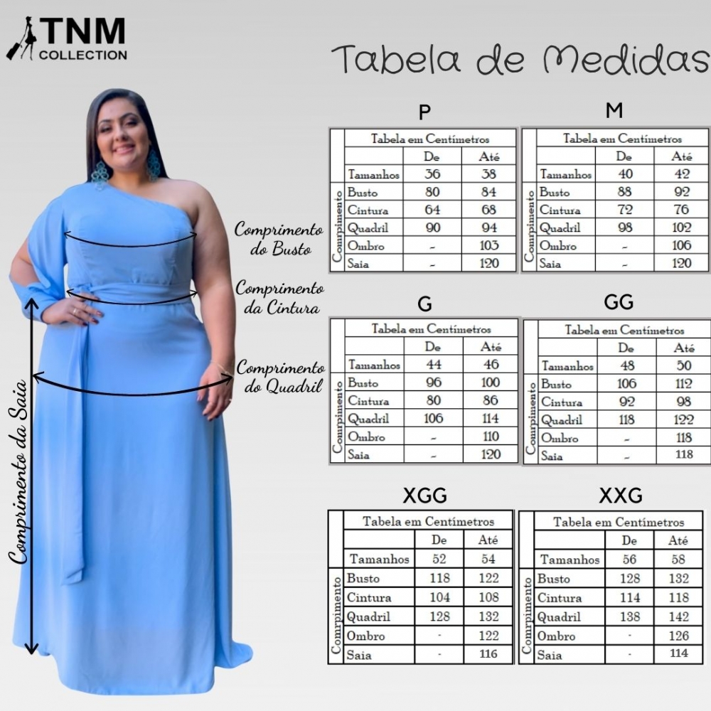 Vestido Nara Pronta Entrega Azul Serenity