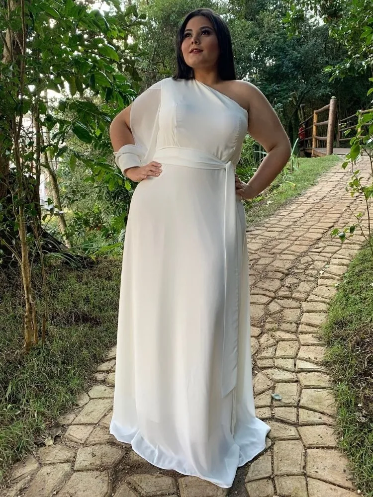 Vestido Nara Pronta Entrega Branco Off