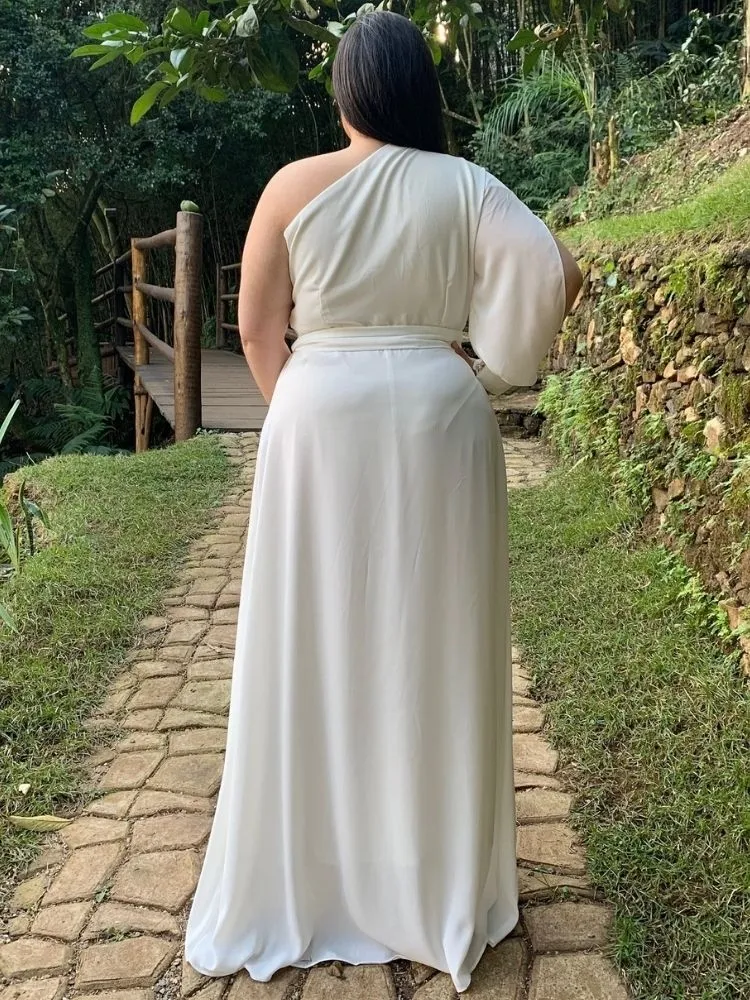 Vestido Nara Pronta Entrega Branco Off