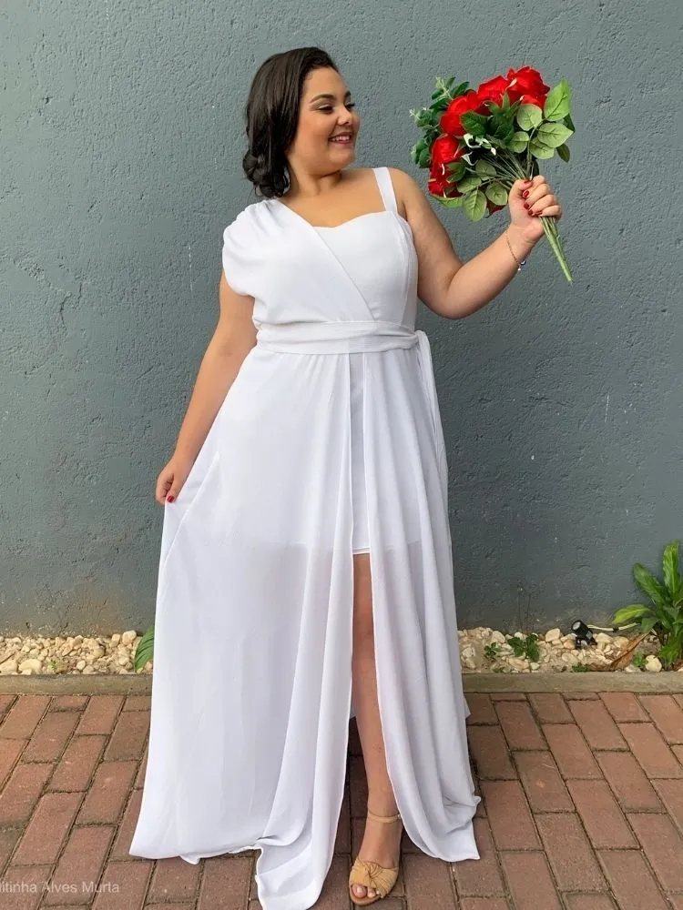 Vestido Areta Pronta Entrega Branco