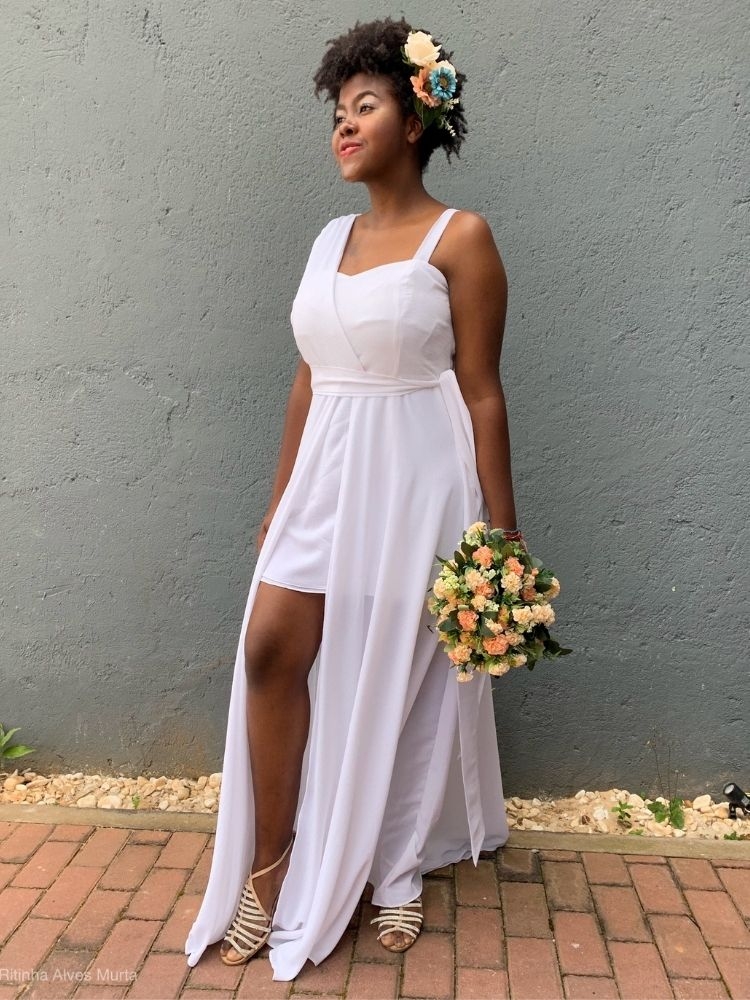 Vestido Areta Pronta Entrega Branco