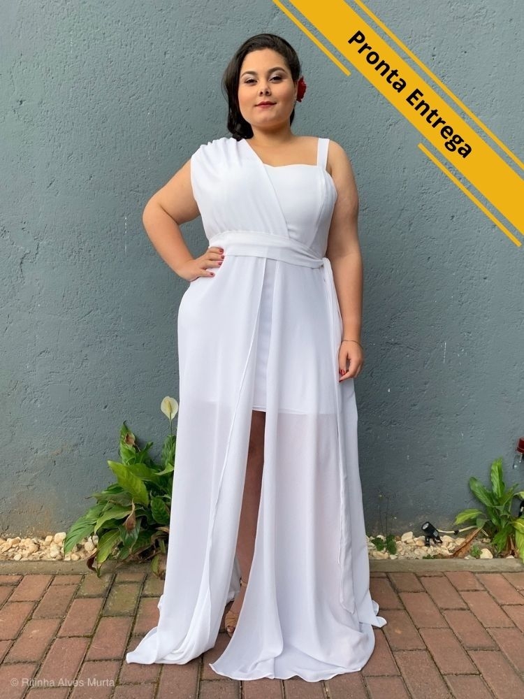 Vestido Areta Pronta Entrega Branco