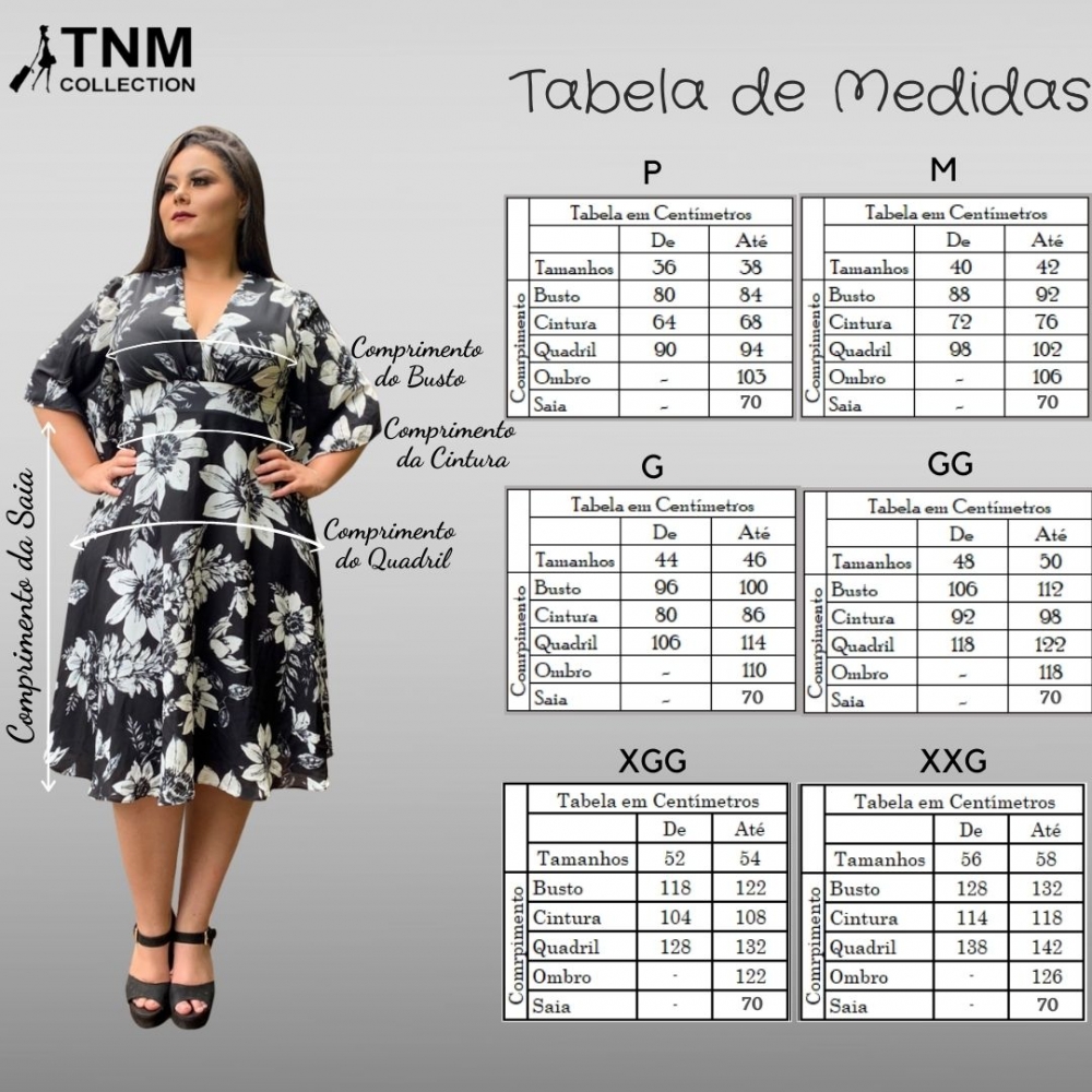 Vestido Geralda Pronta Entrega Estampado Preto