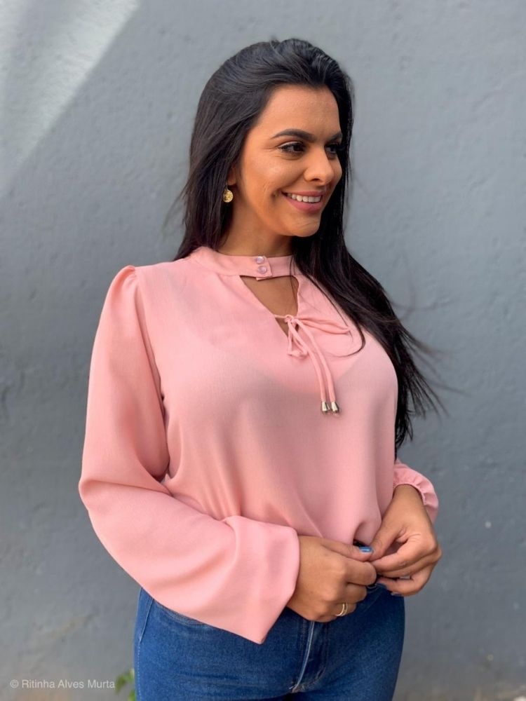 Blusa de gola Veneza