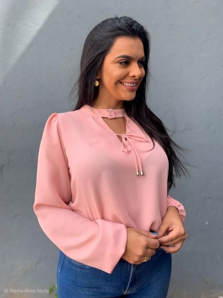 Blusa de gola Veneza