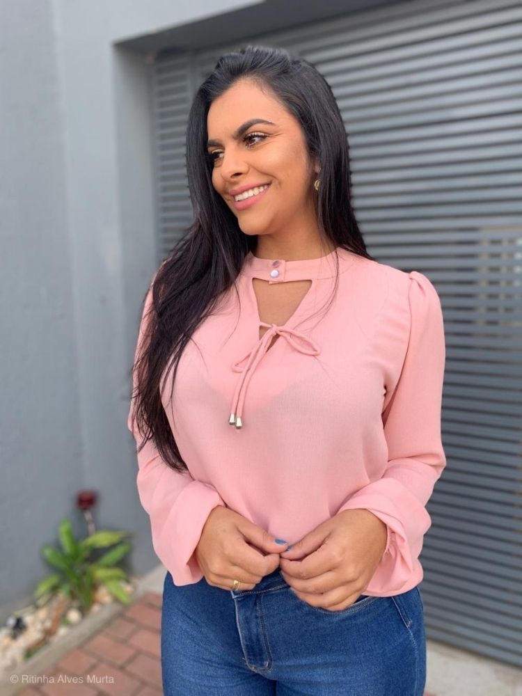 Blusa de gola Veneza