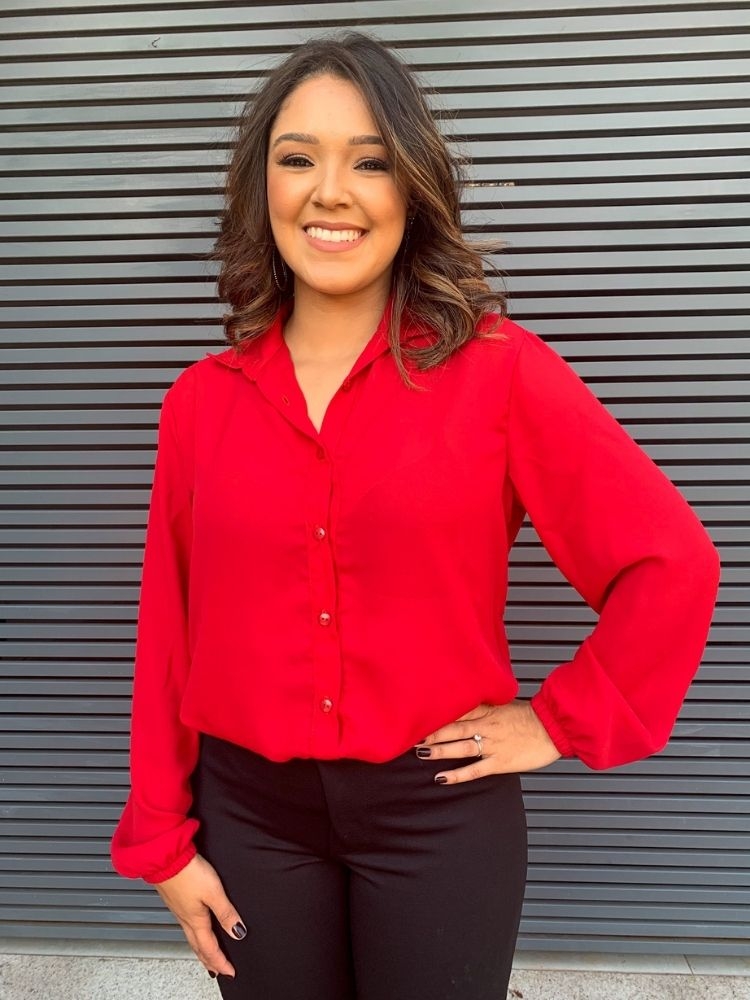 Blusa Colarinho TNM Collection Vermelho