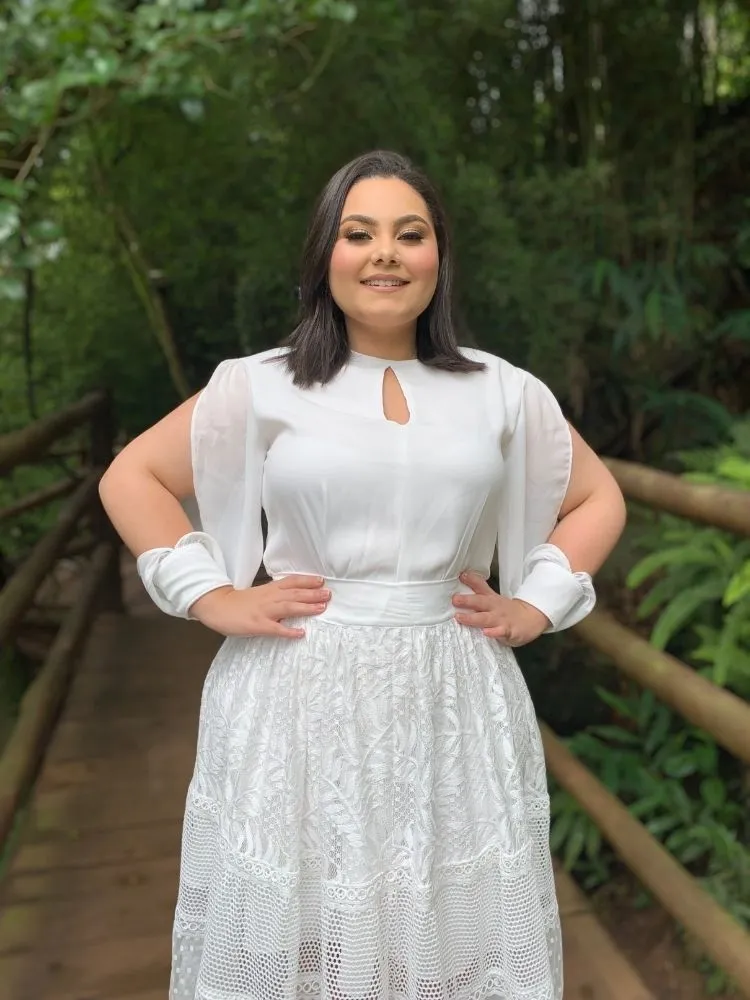 Vestido De Noiva Kate Off White