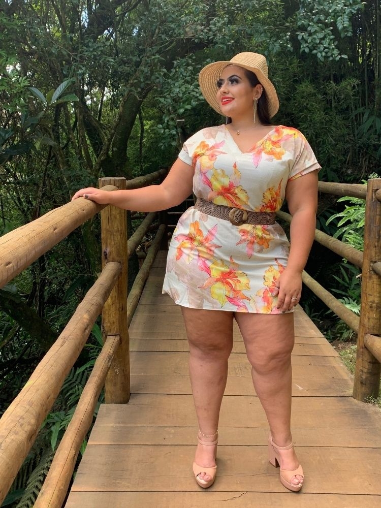 Vestido Curto Samira Estampa Floral