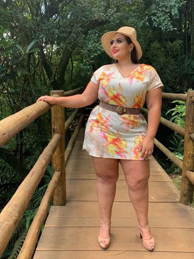 Vestido Curto Samira Estampa Floral