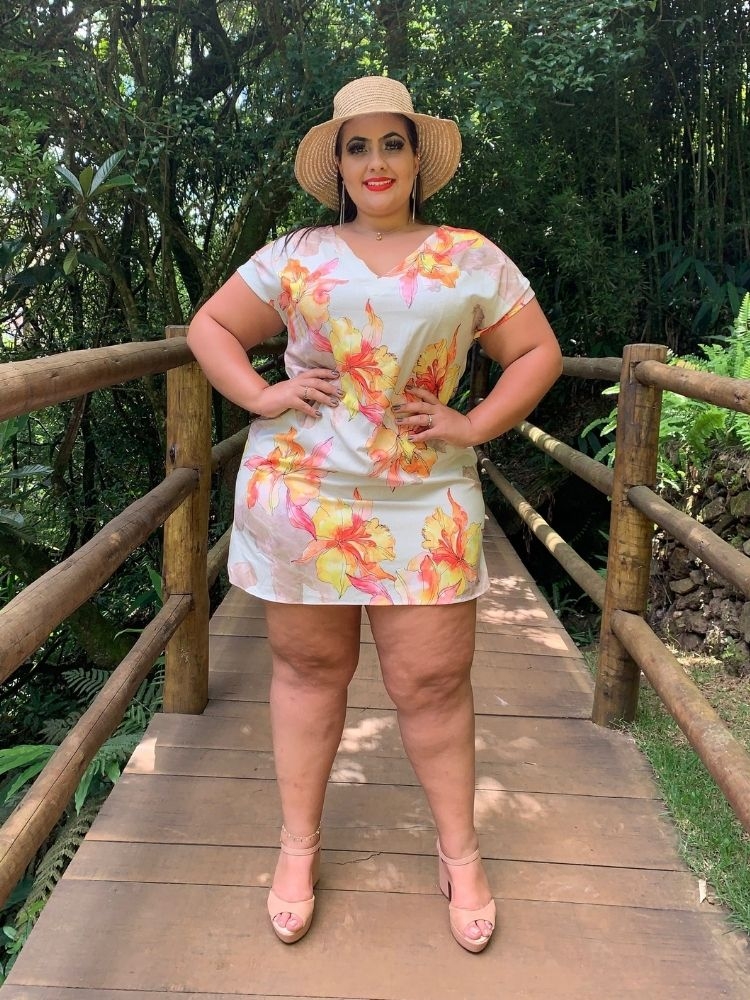 Vestido Curto Samira Estampa Floral