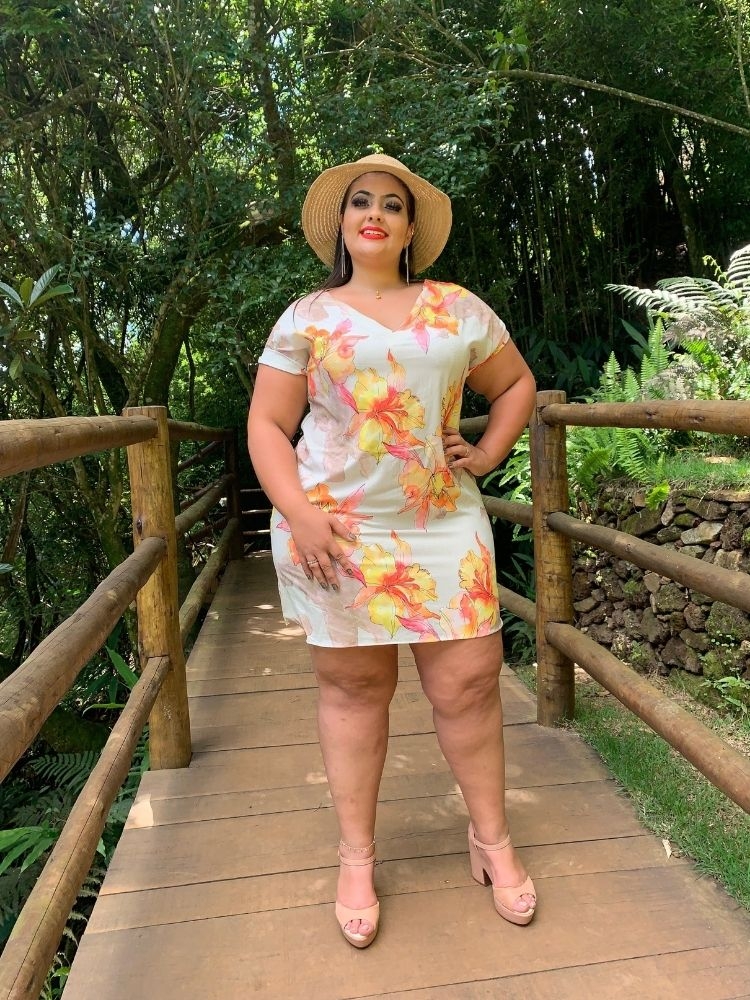 Vestido Curto Samira Estampa Floral