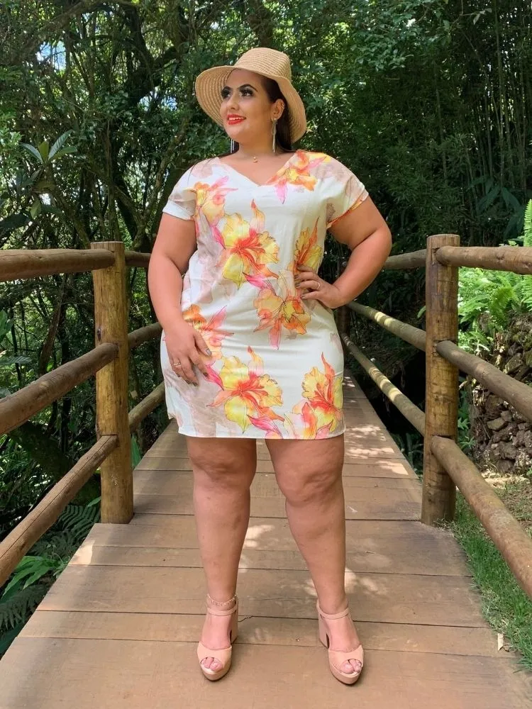 Vestido Curto Samira Estampa Floral
