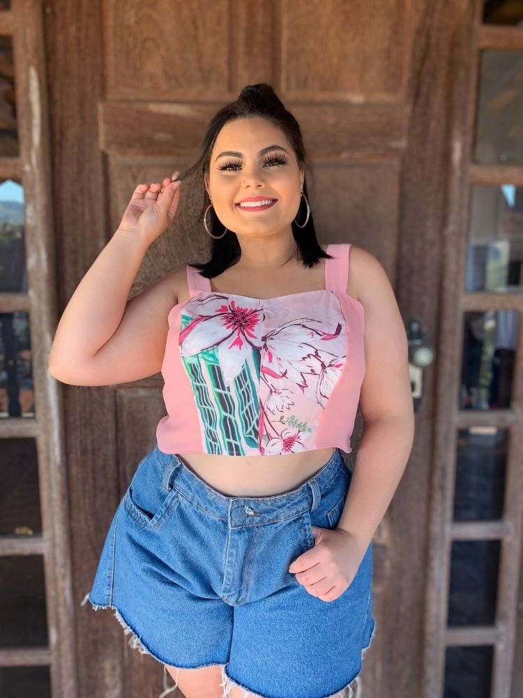 Kit de 4 Croppeds Coloridos TNM Collection Sortidos