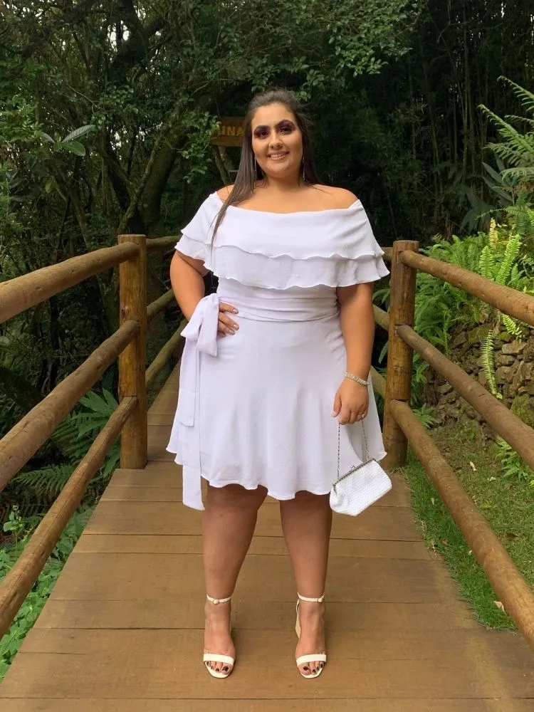 Vestido Honeymoon Curto Branco