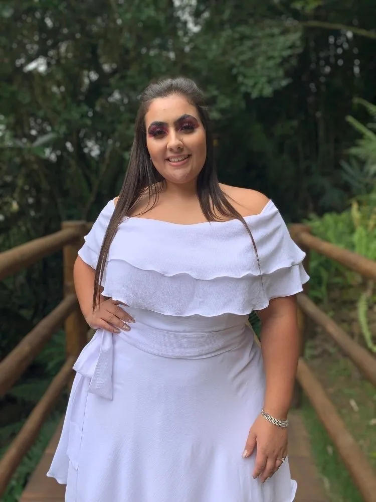Vestido Honeymoon Curto Branco