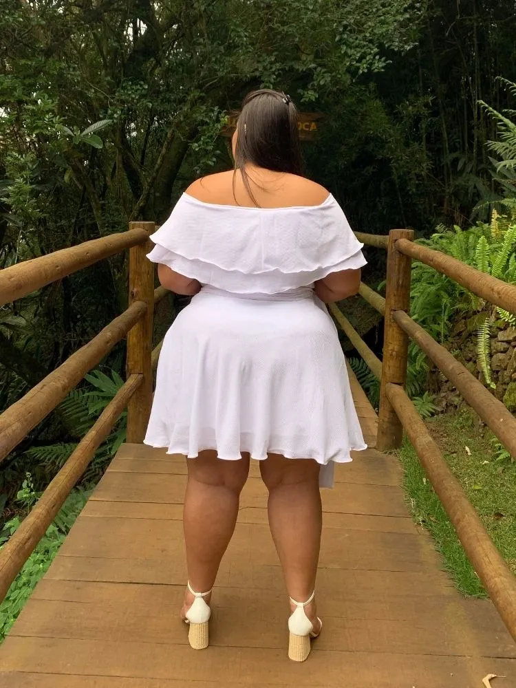 Vestido Honeymoon Curto Branco