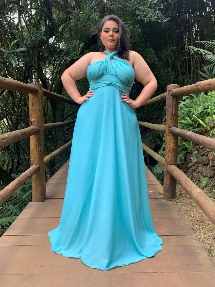 Vestido Madrinha de Casamento Multiformas Anathan Tiffany