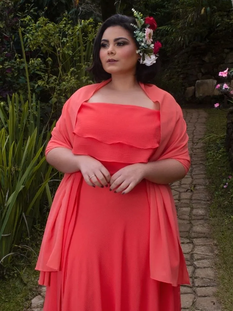 Echarpe para Vestido de Festa