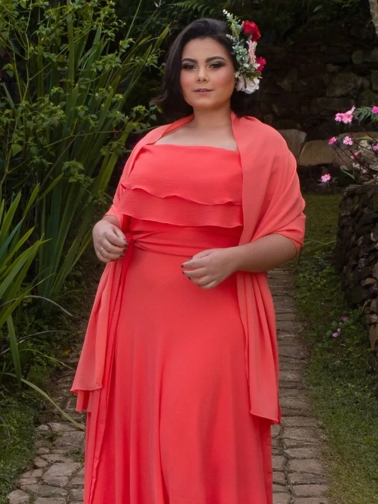 Echarpe para Vestido de Festa