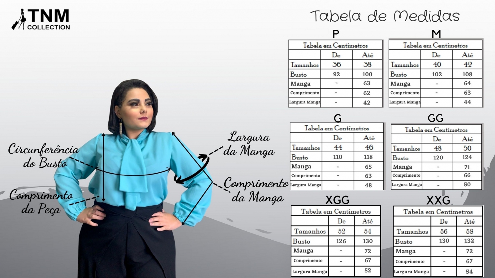 Blusa Gola Laço TNM Collection Tiffany 