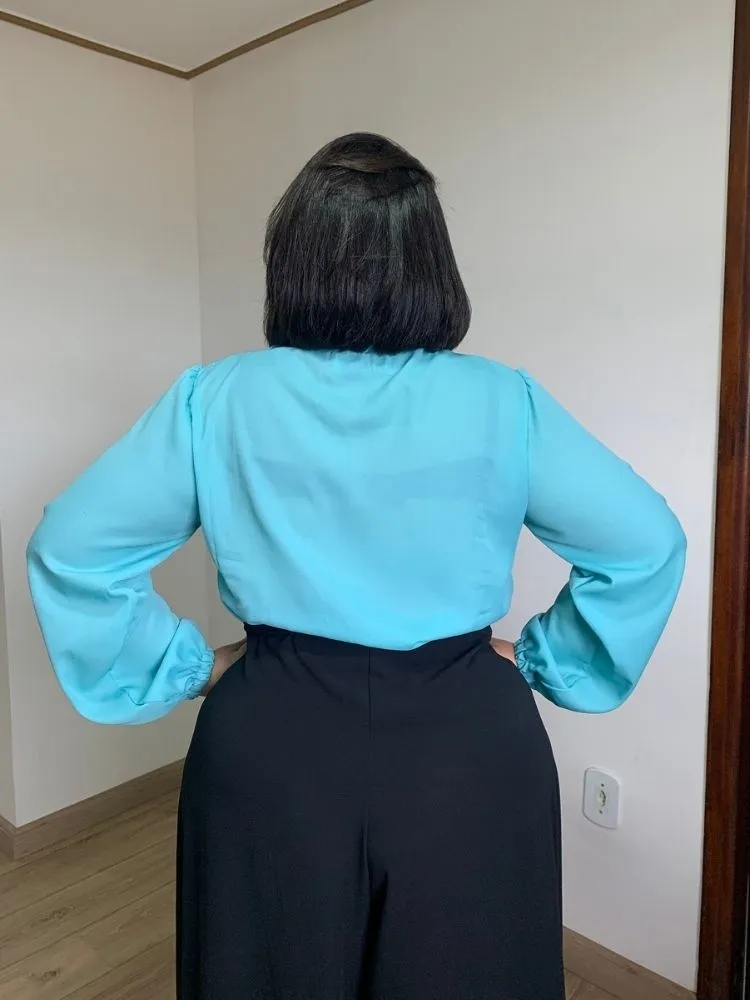 Blusa Gola Laço TNM Collection Tiffany 