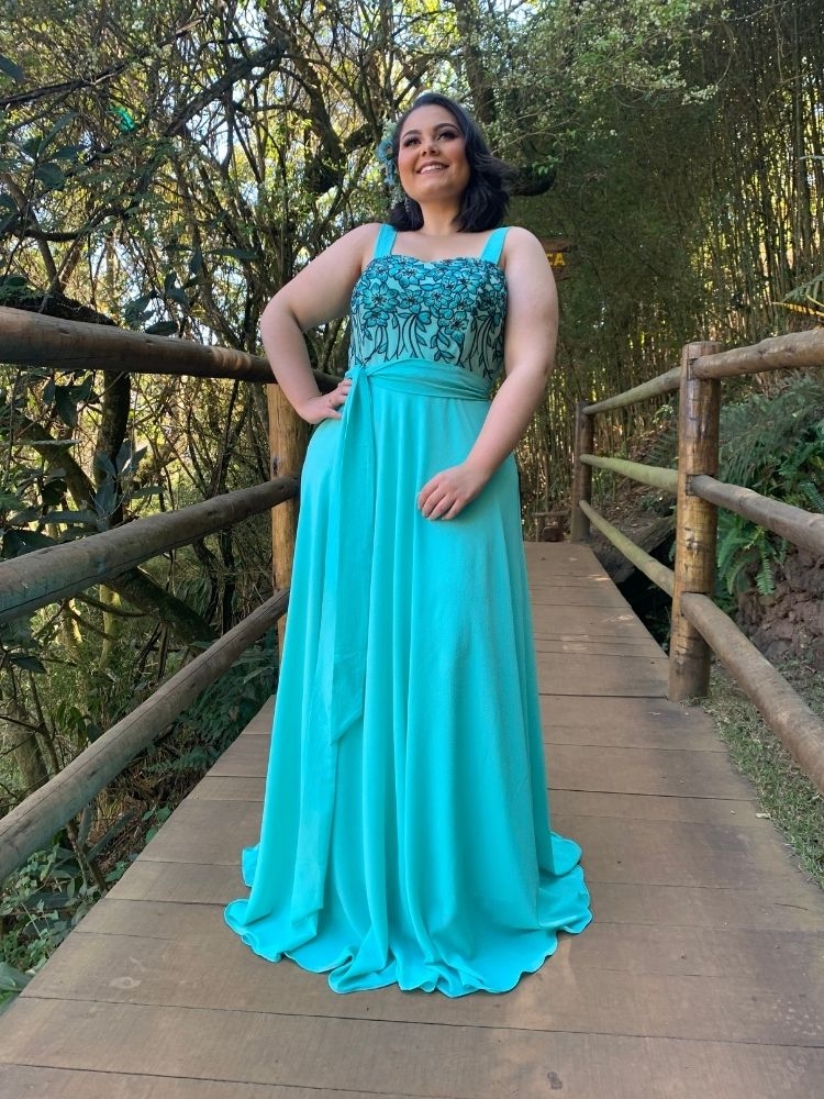 Vestido Simples Madri Tiffany