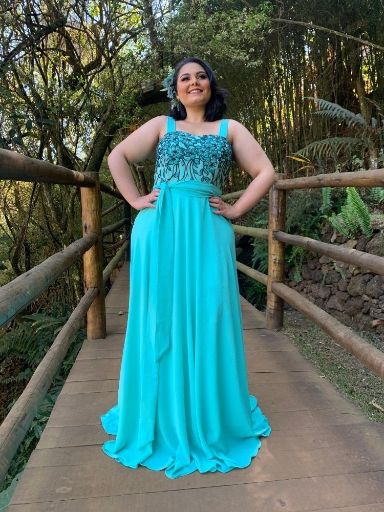 Vestido Simples Madri Tiffany