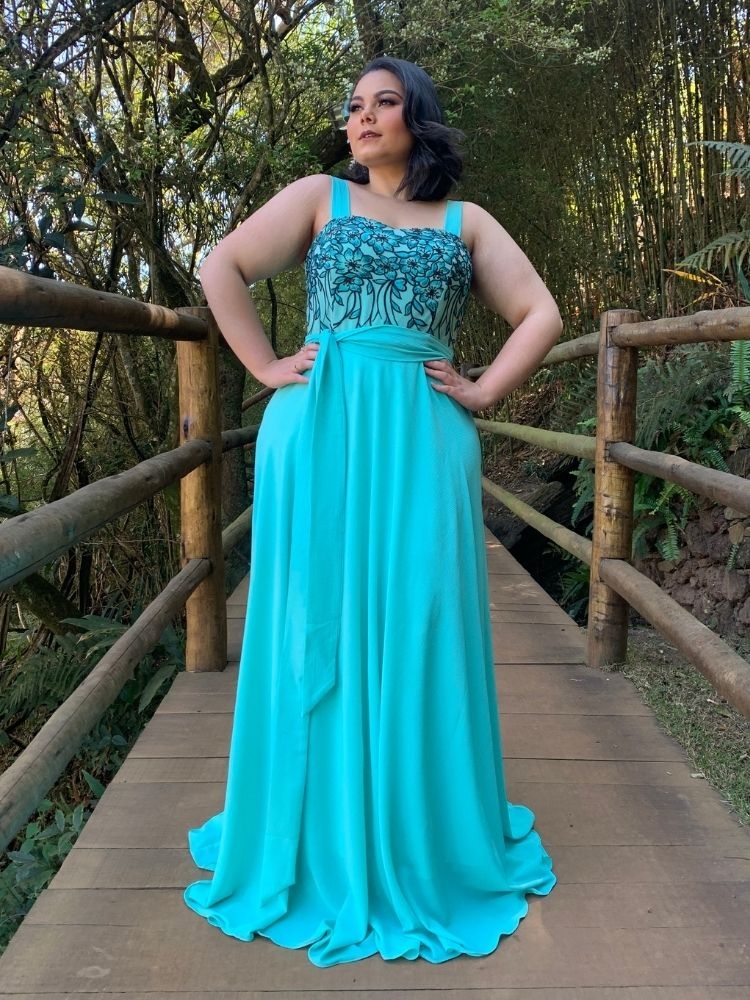 Vestido Simples Madri Tiffany