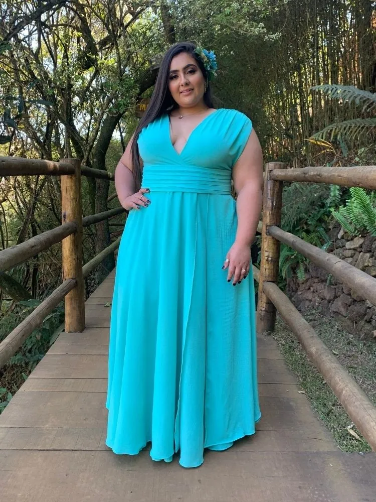 Vestido Madrinha Casamento Alice Fan Tiffany