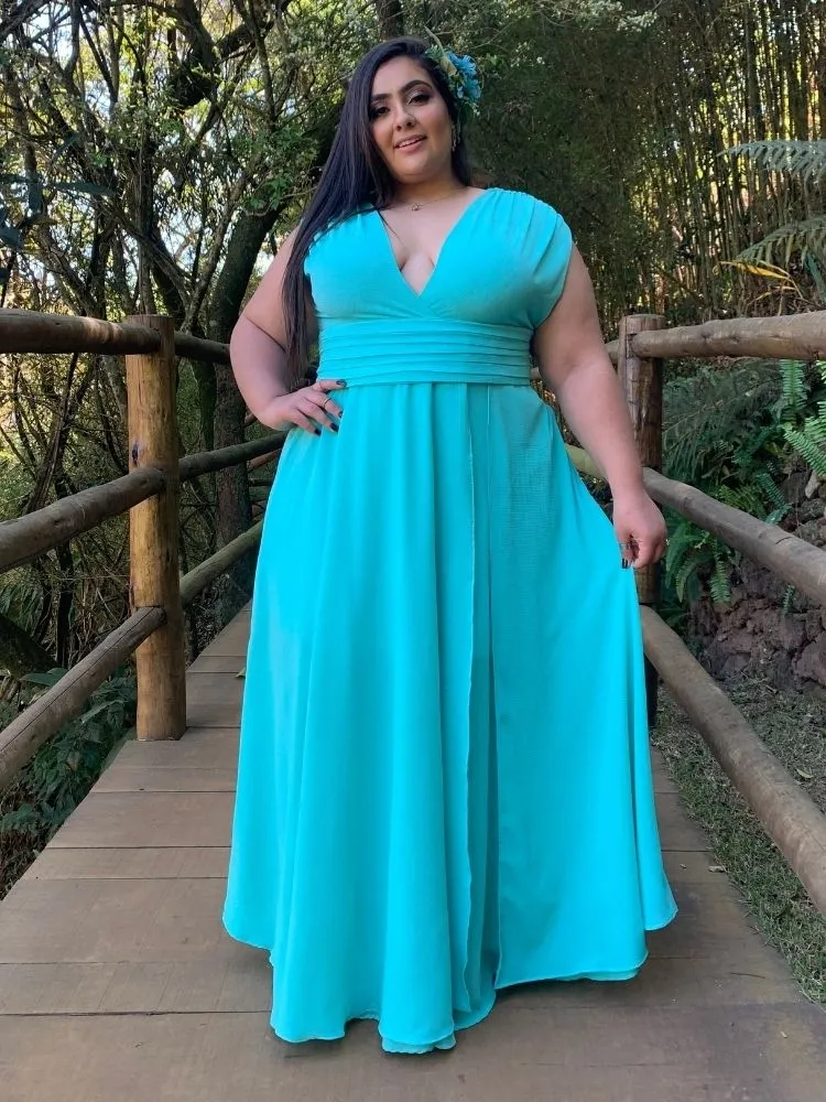 Vestido Madrinha Casamento Alice Fan Tiffany