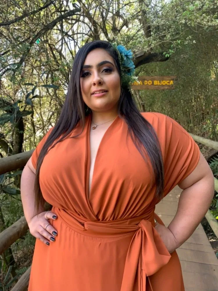 Vestido Madrinha de Casamento Multiformas Anathan Terracota