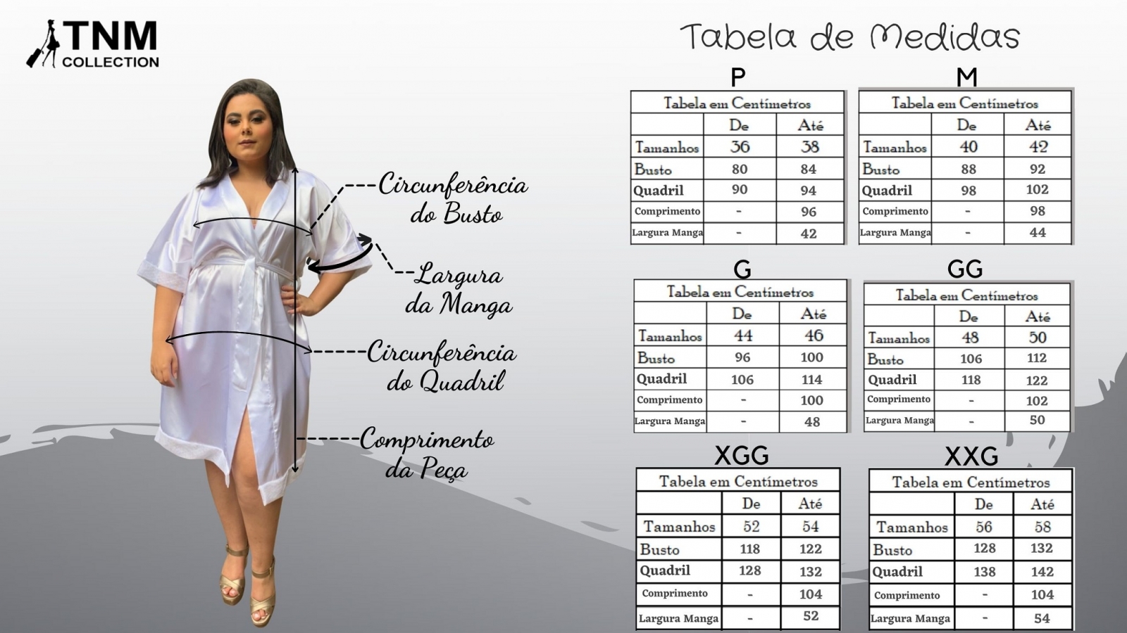Robe De Cetim Modelo Patrícia Branco