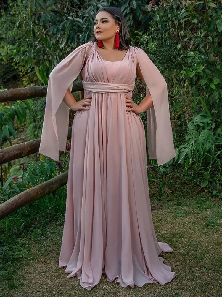 Vestido de Madrinha de Casamento Modelo Grace Nude