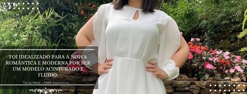 Vestido Curto Kate Off White