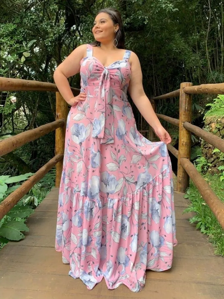 Vestido de Festa Estampado Naninha