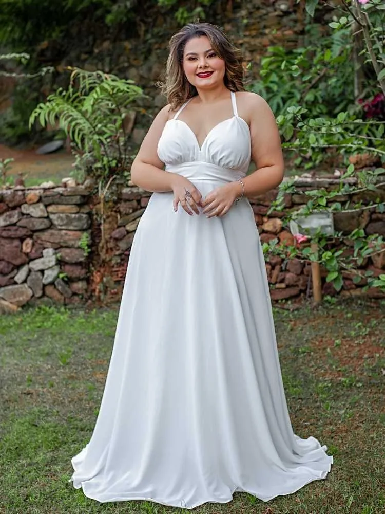 Vestido Longo de Noiva Mariane Off White