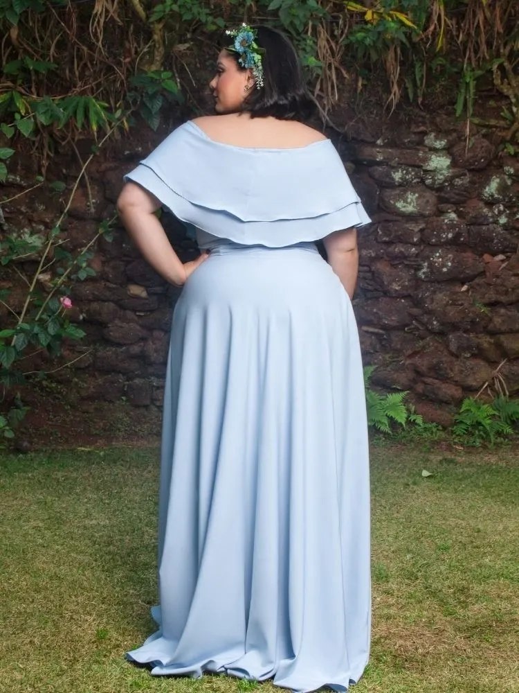 Vestido Madrinha de Casamento Azul Serenity Honeymoon