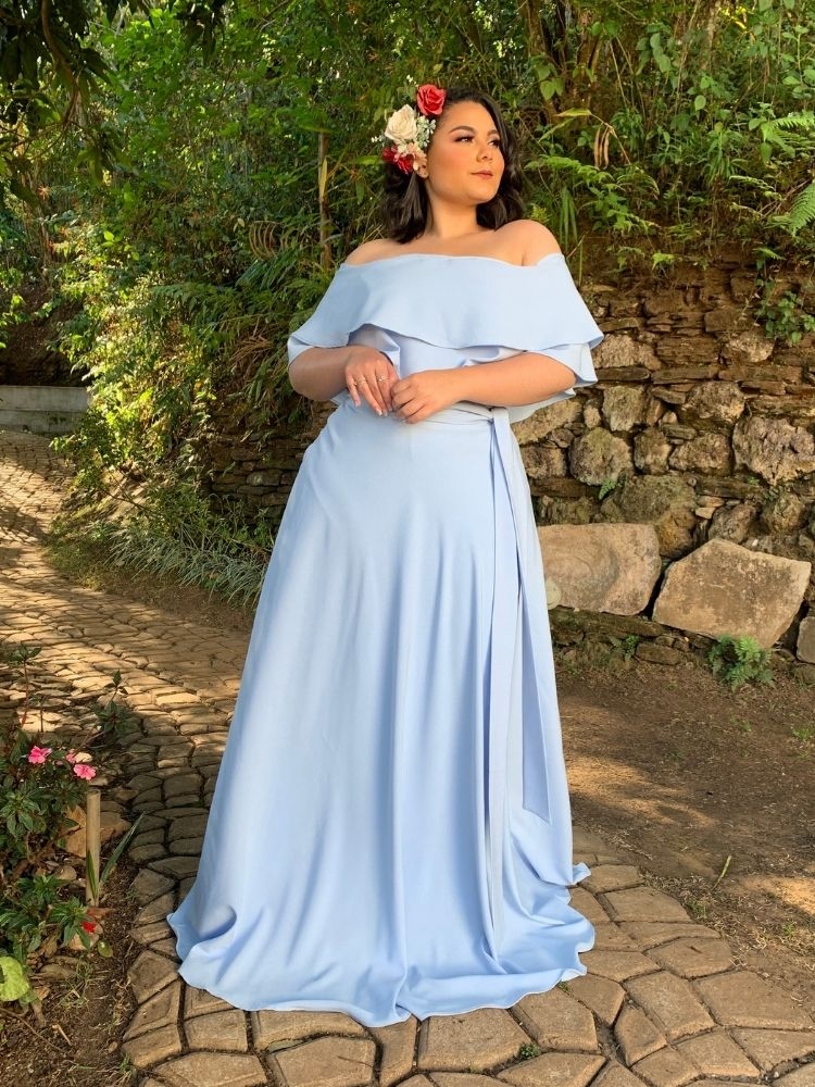 Vestido Madrinha de Casamento Azul Serenity Honeymoon