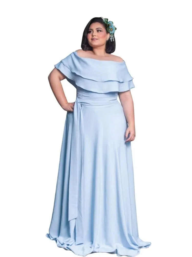 Vestido Madrinha de Casamento Azul Serenity Honeymoon