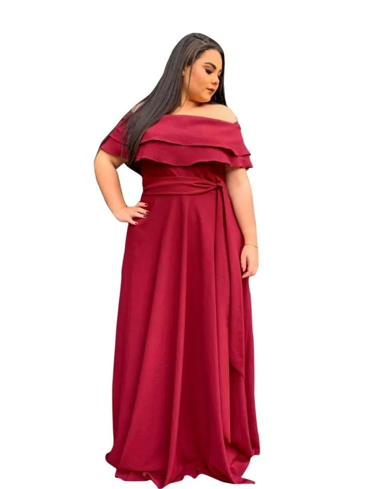 Vestido Madrinha de Casamento Marsala Honeymoon