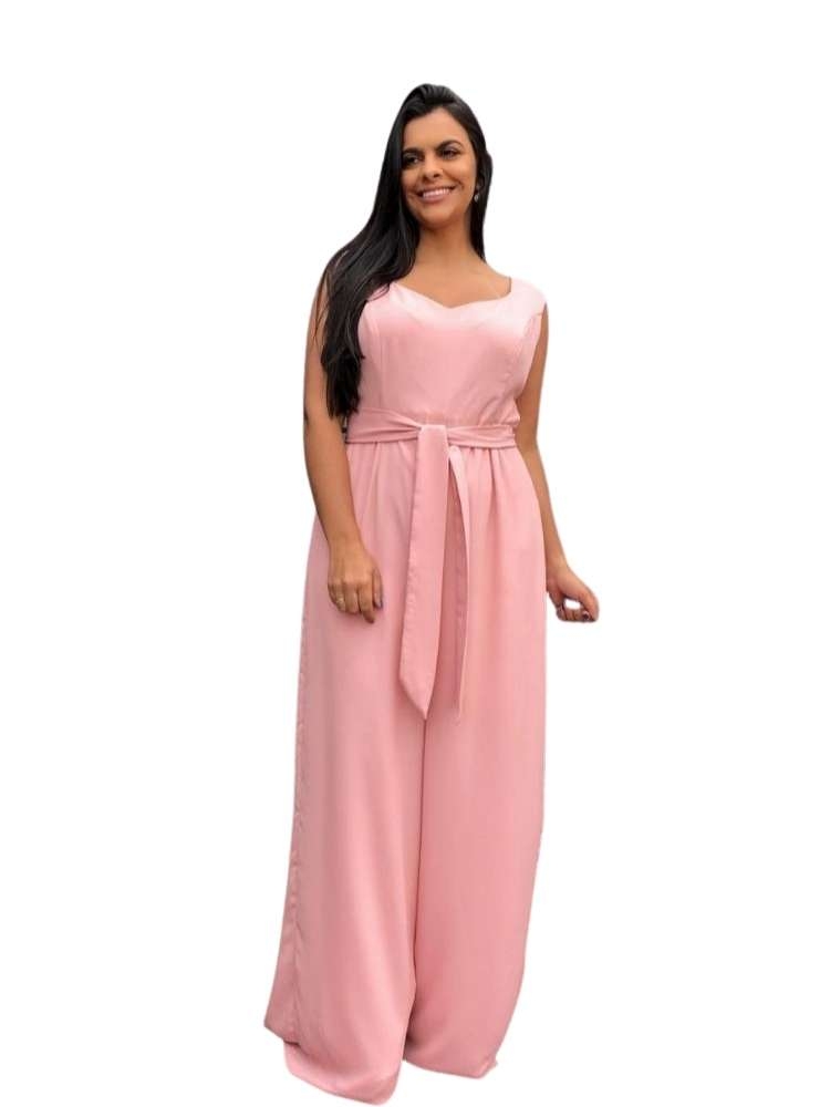 Macacão de calça pantalona Juliana 