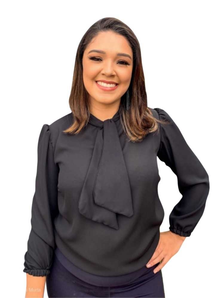 Blusa gola laço TNM Collection 