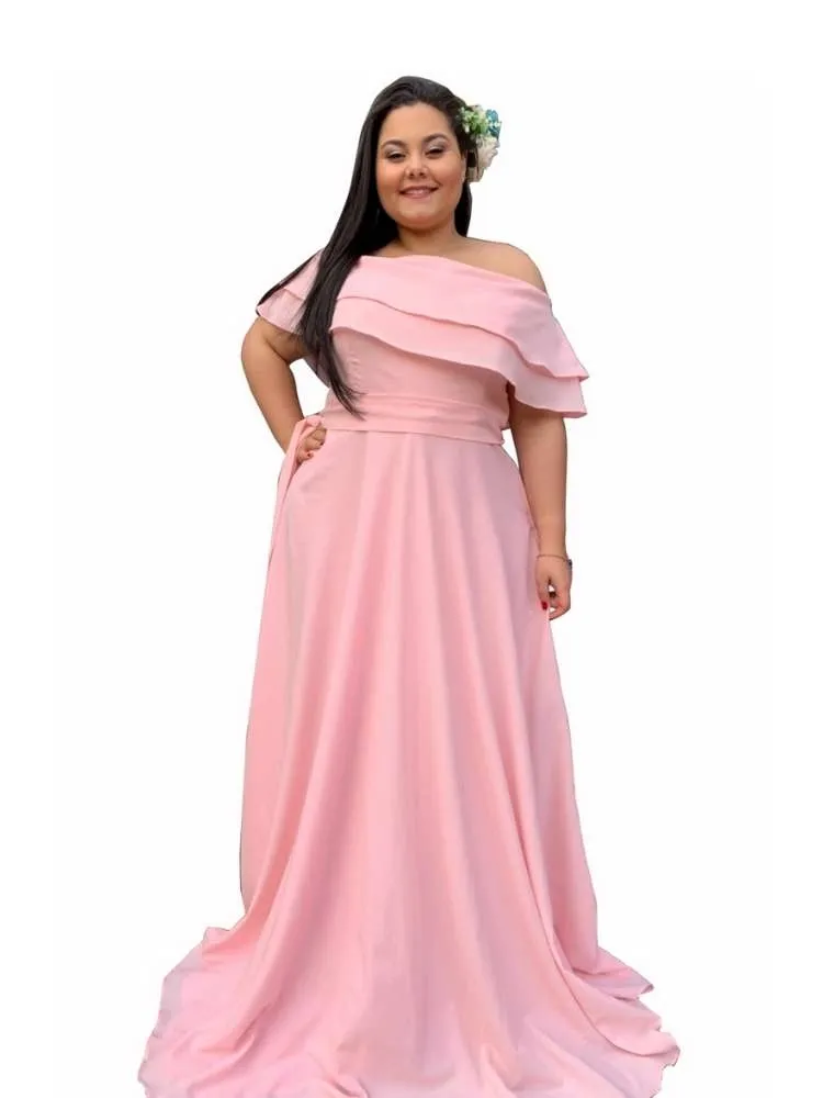 Vestido Madrinha de Casamento Rosa Bebê Honeymoon 