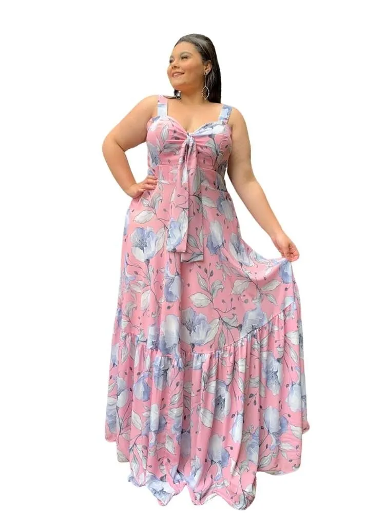 Vestido de Festa Estampado Naninha
