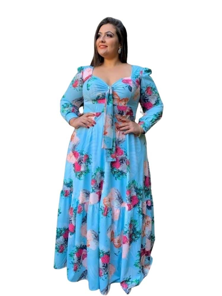 Vestido dos Anjos Estampado