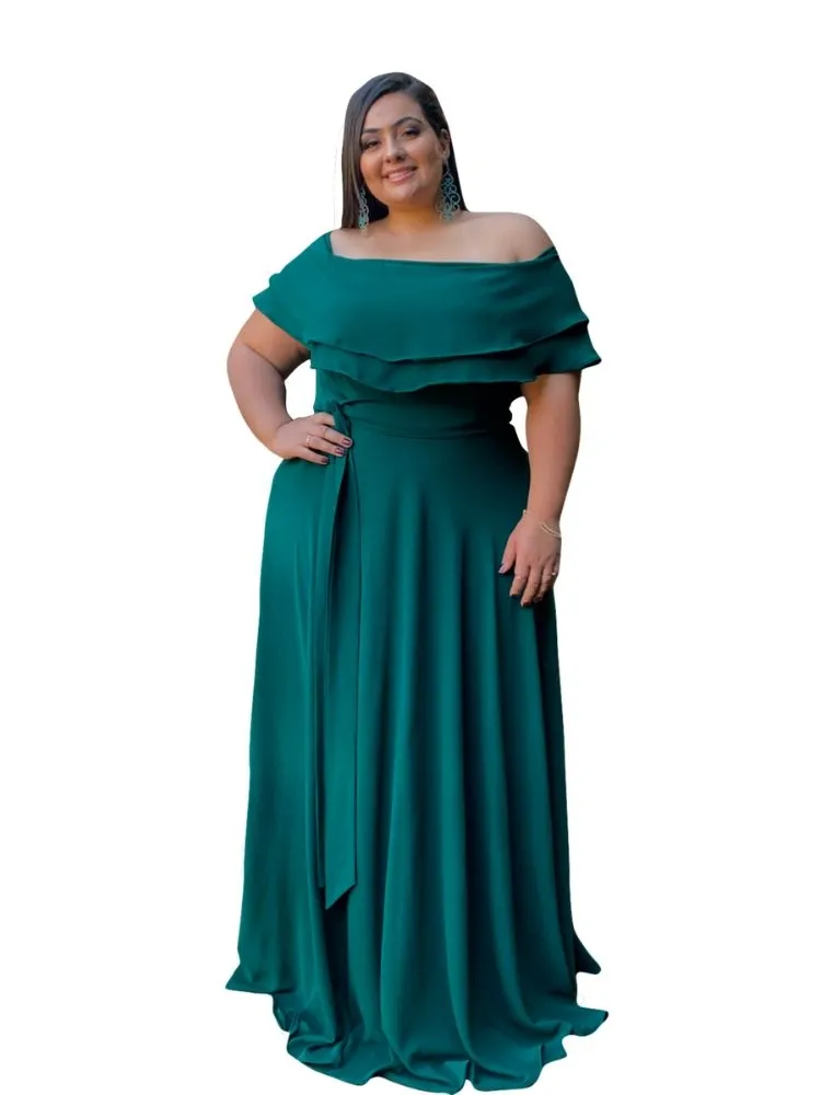 Vestido Madrinha de Casamento Verde Esmeralda Honeymoon