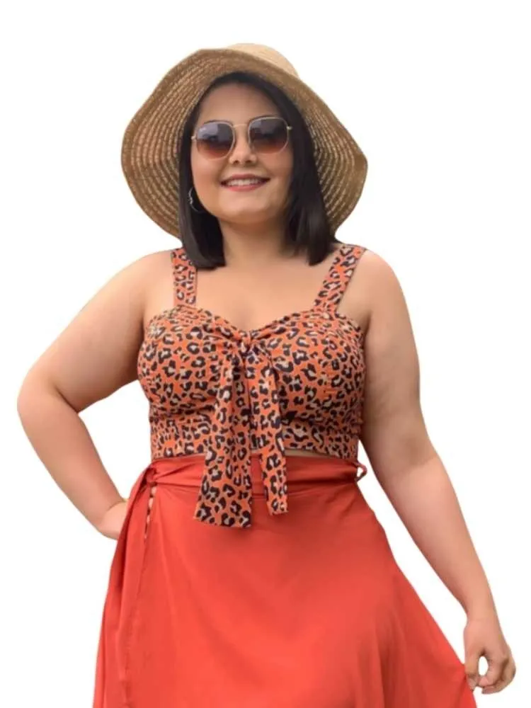 Cropped Animal Print TNM Collection