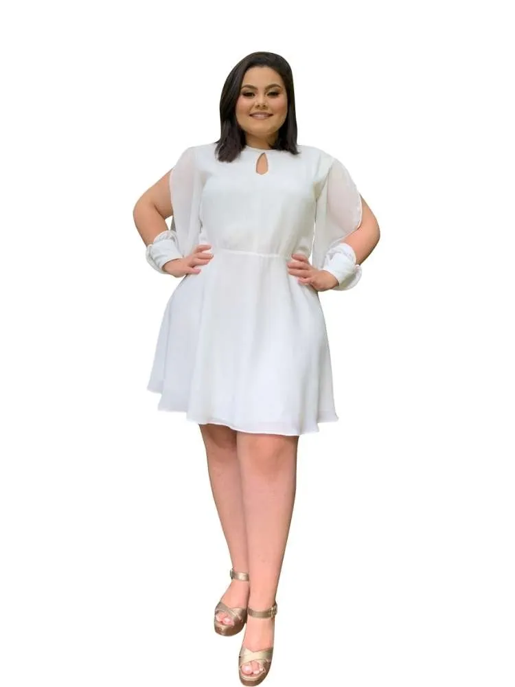 Vestido Curto Kate Off White